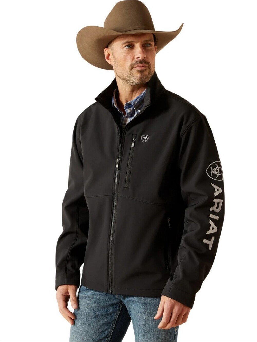 Ariat Men's Black Softshell Jacket_M